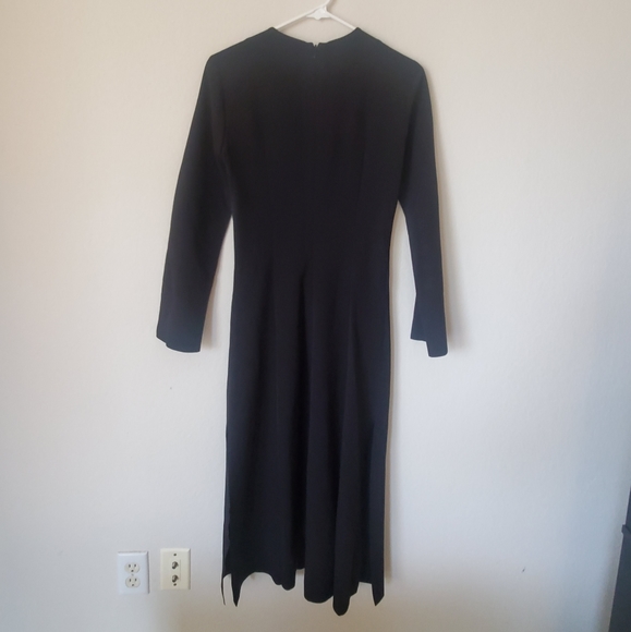SOLD Black & Other Stories Midi Dress with Side Slits - Picture 2 of 5